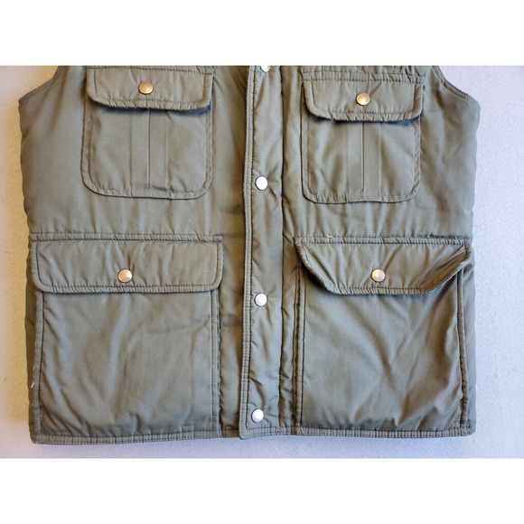Vtg M Hunting Puffer Vest Field & Stream Gordon & Ferguson Fishing/Hiking Green - Picture 3 of 7